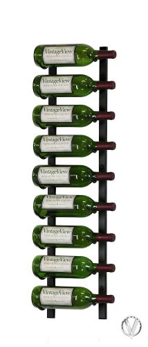 Picture of 9 -Bottle, W Series 3′ Wall Mounted Metal Wine Rack