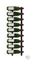 Picture of 18 Bottle, W Series 3′ Wall Mounted Metal Wine Rack