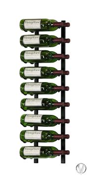 Show details for 18 Bottle, W Series 3′ Wall Mounted Metal Wine Rack Picture of 18 Bottle, W Series 3′ Wall Mounted Metal Wine Rack