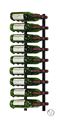 Picture of 27 Bottle, W Series 3′ Wall Mounted Metal Wine Rack