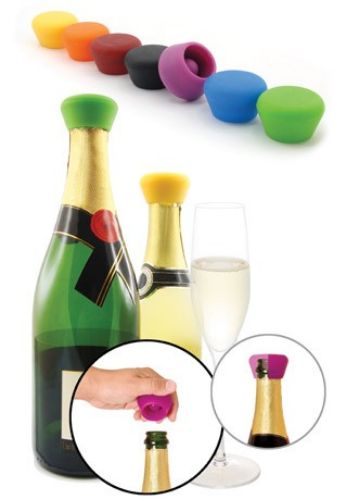 Picture of Pulltex, Silicone Champagne Stoppers (2pcs.)