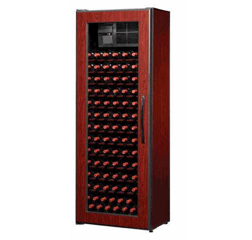 Picture of WineKoolR  One Door, Double Deep, Mahogany