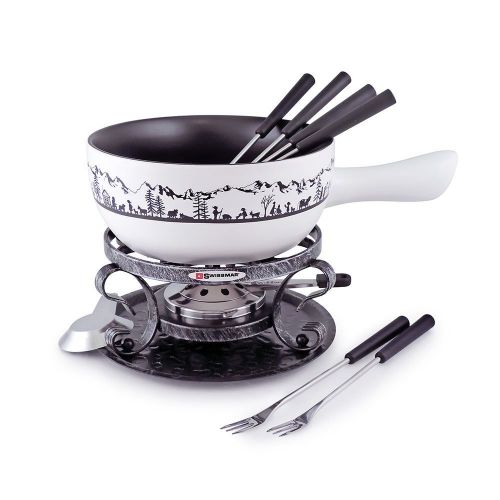 Picture of Swissmar, Heidi 9 PC Ceramic Fondue Set