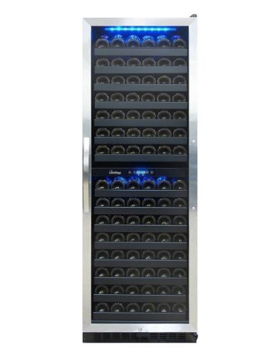 Picture of VT-155SBB, 155 Bottle Dual Zone Wine Cooler