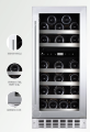 Picture of Wine Cell'R 26 Bottles  Two Zones Wine Cabinet