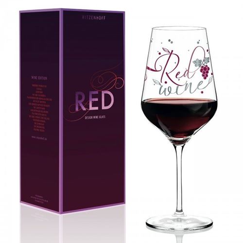 Picture of Red Wine Glass Red Ritzenhoff - 3000032