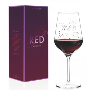Show details for Red Wine Glass Red Ritzenhoff  - 3000030 Picture of Red Wine Glass Red Ritzenhoff  - 3000030
