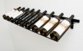 Picture of Wall Mounted Presentation 9 bottle metal wine rack