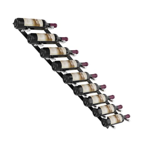 Picture of 9 bottles, Vino Pins Flex Wall Mounted Metal Wine Rack system