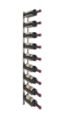 Picture of 9 bottles, Vino Rails Flex 45 (wall mounted metal wine rack system)