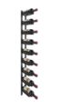 Picture of 9 bottles, Vino Rails Flex 45 (wall mounted metal wine rack system)