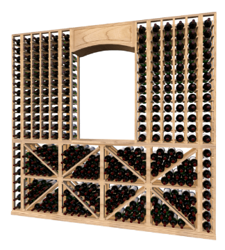 Picture of WEBKIT 2, 304-Bottle, Classic LVG Collection Wine Rack