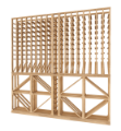 Picture of WEBKIT 4, 324-Bottle, Classic LVG Collection Wine Rack