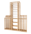 Picture of WEBKIT 6, 172-Bottle, Classic LVG Collection Wine Rack