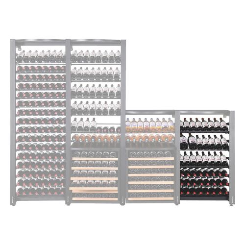 Picture of Modulosteel MS1DEMI, Half-Height Wine Racks Frame