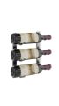 Picture of 3 - Bottle, W Series 1′ Wall Mounted Metal Wine Rack