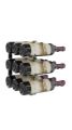 Picture of 9 - bottle, W Series 1′ Wall Mounted Metal Wine Rack