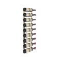 Picture of 9 -Bottle, W Series 3′ Wall Mounted Metal Wine Rack