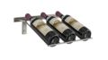 Picture of W Series Presentation Row, 3 bottle metal wine rack,