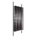 Picture of 54 -162 Bottles Evolution Single Sided Wine Wall Post Kit 10 3C (floor-to-ceiling wine rack system)