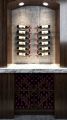 Picture of Helix Dual 15 (minimalist wall mounted metal wine rack)