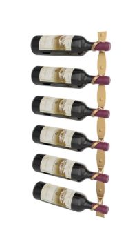 Show details for Helix Single 30 (minimalist wall mounted metal wine rack kit) Picture of Helix Single 30 (minimalist wall mounted metal wine rack kit)