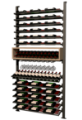 Picture of WEBKIT 12 - 119 Bottles, Modular metal wine rack- Frontenac 