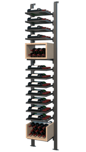 Picture of WEBKIT 14 - 52 Bottles, Modular metal wine rack- Frontenac 