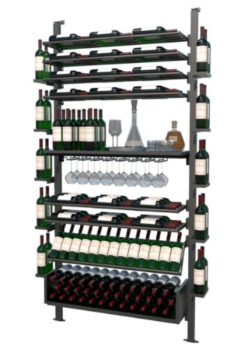 Picture of WEBKIT 15 - 159 Bottles, Modular metal wine rack- Frontenac