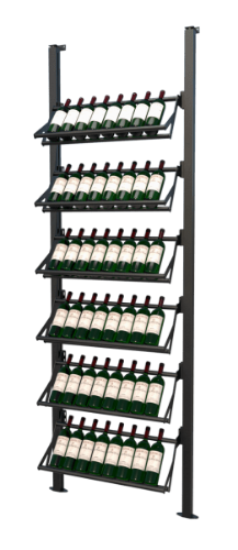 Picture of WEBKIT 5 - 48 Bottles, Modular metal wine rack- Frontenac