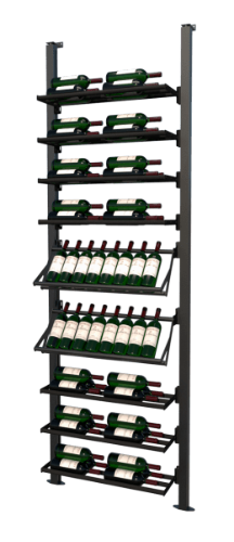 Picture of WEBKIT 6 - 58 Bottles, Modular metal wine rack- Frontenac