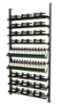 Picture of WEBKIT 6 - 89 Bottles, Modular metal wine rack- Frontenac