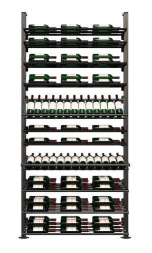 Picture of WEBKIT 7- 113 Bottles, Modular metal wine rack- Frontenac
