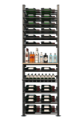 Picture of WEBKIT 10- 104 Bottles, Modular metal wine rack