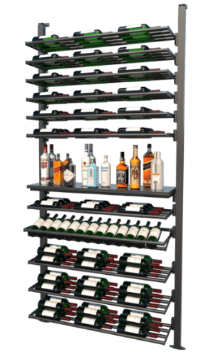 Picture of WEBKIT 10 -157 Bottles, Modular metal wine rack- Frontenac