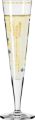 Picture of RITZENHOFF 1071037 Champagne Glass 200 ml - Goldnacht Series No. 37 - Edelweiss Motif with Real Gold