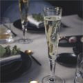 Picture of RITZENHOFF 1071037 Champagne Glass 200 ml - Goldnacht Series No. 37 - Edelweiss Motif with Real Gold