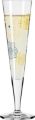 Picture of Ritzenhoff 1071036 Champagne Glass 200 ml - Goldnacht Series No. 36 - Windstone Motif with Real Gold