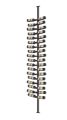 Picture of 18 - 36 Bottles Helix Single Sided Wine Rack Post Kit 10 