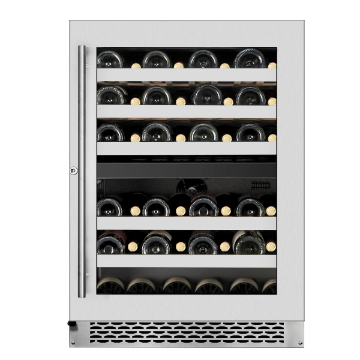 Show details for Wine Cell’R New Titanium range - 46 Bottles Wine Cabinet - Two Zones Picture of Wine Cell’R New Titanium range - 46 Bottles Wine Cabinet - Two Zones