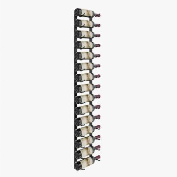 Show details for 15 Bottles, W Series 5′ Wall Mounted Metal Wine Rack  Picture of 15 Bottles, W Series 5′ Wall Mounted Metal Wine Rack