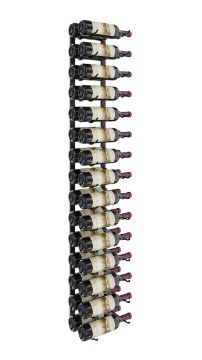 Show details for 30 Bottle, W Series 5′ Wall Mounted Metal Wine Rack  Picture of 30 Bottle, W Series 5′ Wall Mounted Metal Wine Rack