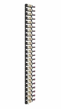 Show details for 24 Bottles, W Series 8′ Wall Mounted Metal Wine Rack Picture of 24 Bottles, W Series 8′ Wall Mounted Metal Wine Rack
