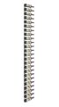 Picture of 24 Bottles, W Series 8′ Wall Mounted Metal Wine Rack 