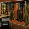 Picture of 42-Bottles, Single Sided Wall Series Floating Wine Rack Kit
