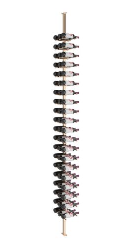 Picture of 60 Bottles (Single/Double), Vino Pins Post Kit, Two-Sided Label Forward Floating Wine Rack