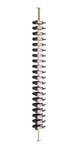 Picture of 40 Bottles (Single / Single), Vino Pins Post Kit, Two-Sided Label Forward Floating Wine Rack