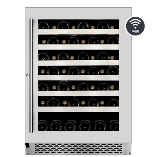 Picture of Wine Cell’R New Titanium Range - 54 Bottles Wine Cabinet - Two Zones