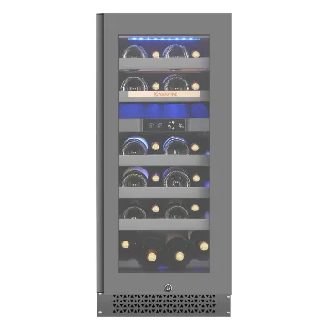 Picture of Cavavin - VINOA 24-bottle Dark Grey Case Wine Cabinet