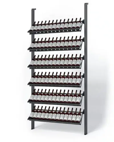 Picture of WEBKIT 5 - 78 Bottles, Modular metal wine rack- Frontenac